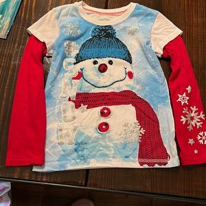 Adorable Christmas Snowman Shirt